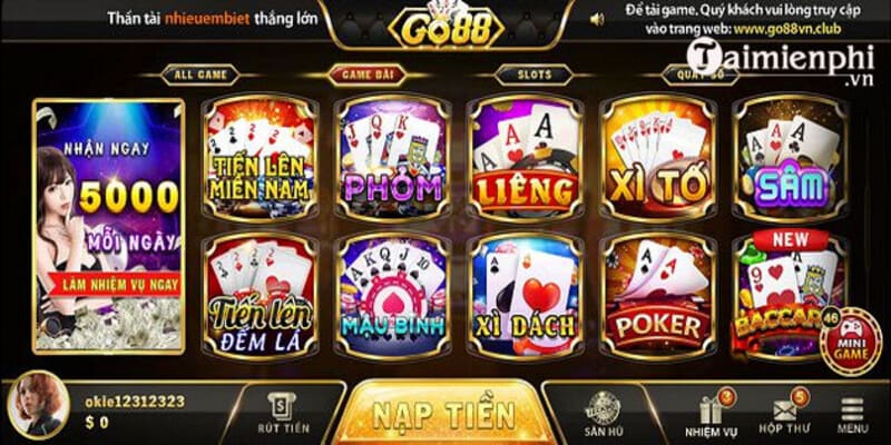 Khái quát sơ lược về sảnh game bài go88 bạn cần biết