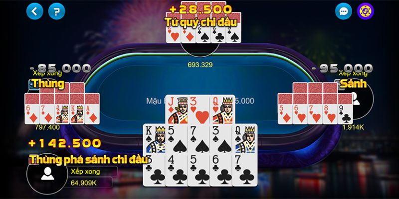 Quy định thắng thua trong mậu binh